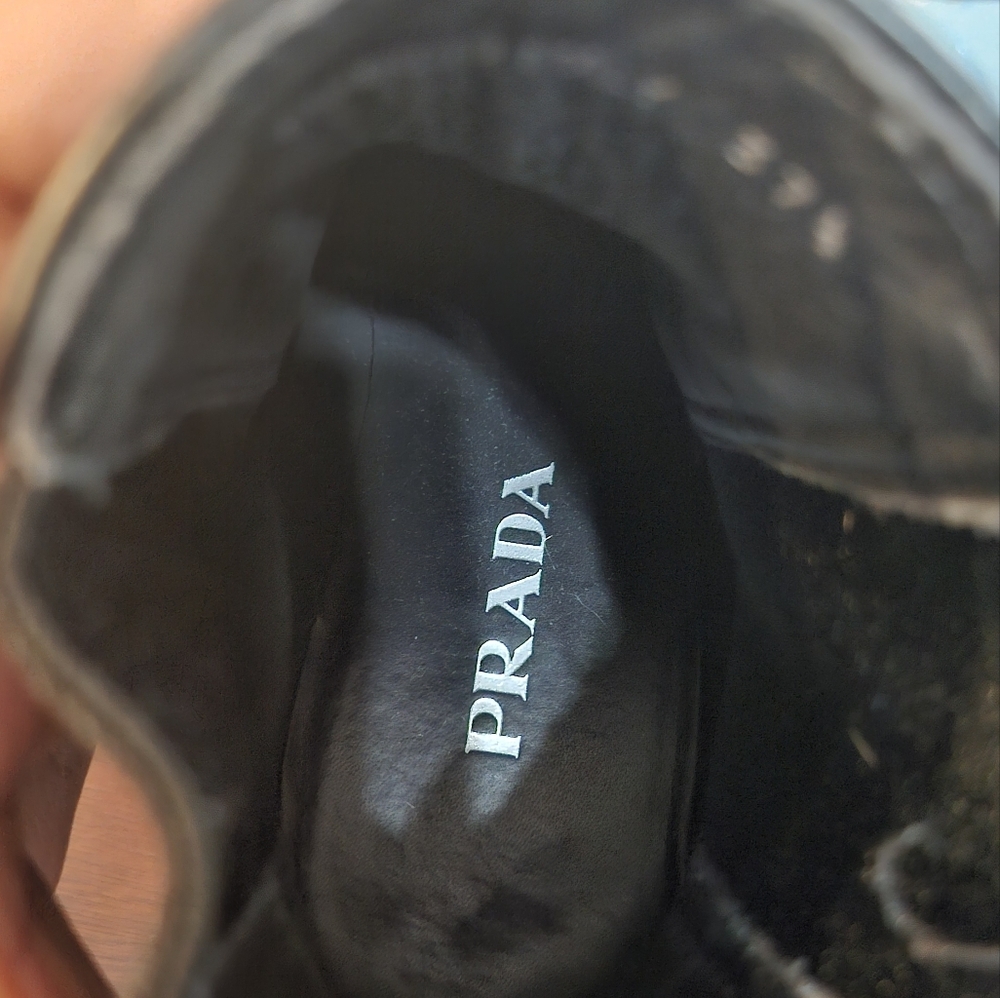 PRADA Montana Lug Sole Chelsea Boot - Picture 6 of 7